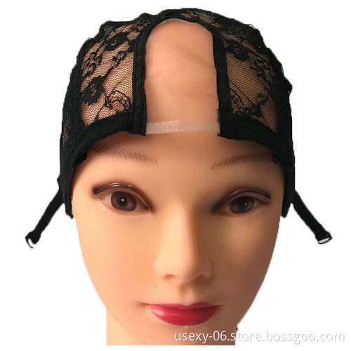 Usexy Adjustable Straps U Part  Wig Cap Wholesale  L S M Size Wig Cap For Making Wigs